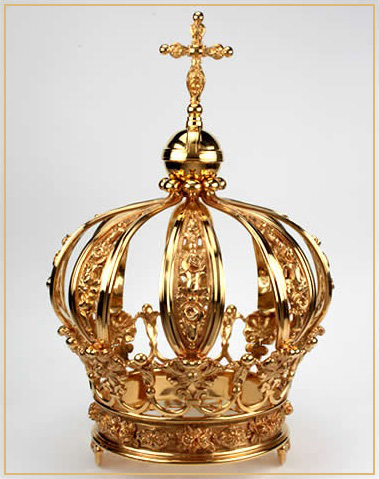 Coroa em Prata Dourada 1942