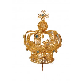 Coroa para Nossa Senhora de Fátima 105cm a 120cm, Filigrana
