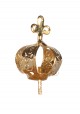 Corona para Nuestra Señora de Fátima 12cm a 17cm, Chapa 4 agujeros