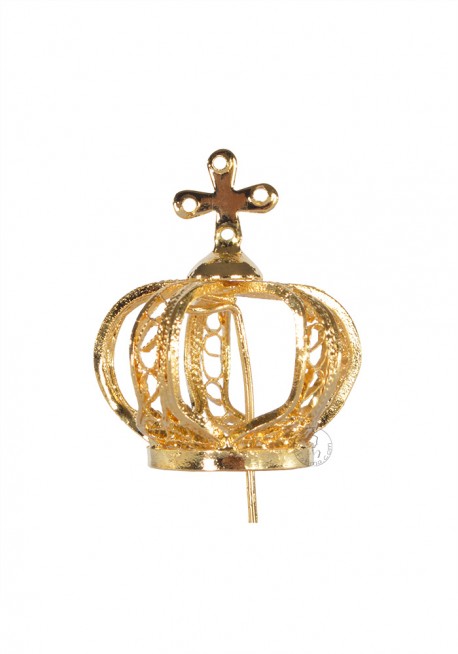 Coroa para Nossa Senhora de Fátima 28cm a 35cm, Filigrana