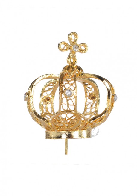 Crown for Our Lady of Fatima 35cm to 45cm, Filigree