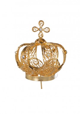 Coroa para Nossa Senhora de Fátima 50cm a 53cm, Filigrana