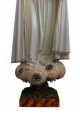 Imaculado Coração de Maria em Madeira 103cm