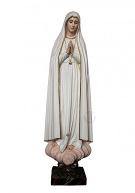 Nuestra Señora de Fátima Peregrina en Madera 80cm