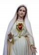 Statue of the Immaculate Heart of Mary, in Wood 60cm