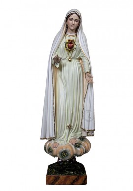 Inmaculado Corazón de María en Madera 40cm