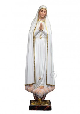 Nuestra Señora de Fátima Peregrina en Madera 40cm
