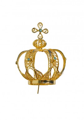 Corona para Nuestra Señora de Fátima 60cm a 64cm, Filigrana