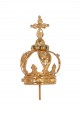 Corona de Metal bañada en Oro para Imágenes de 45cm a 53cm