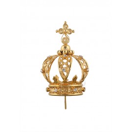 Gold-plated Metal Crown for statues 53cm to 64cm