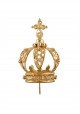 Coroa em Metal banhada a Ouro, para NSF com 53cm a 64cm