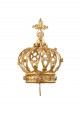 Corona de Metal bañada en Oro para Imágenes de 53cm a 64cm