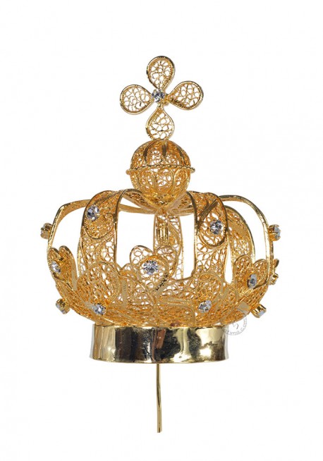Coroa para Nossa Senhora de Fátima 105cm a 120cm, Filigrana