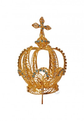 Corona para Nuestra Señora de Fátima 70cm a 83cm, Filigrana (Rica)