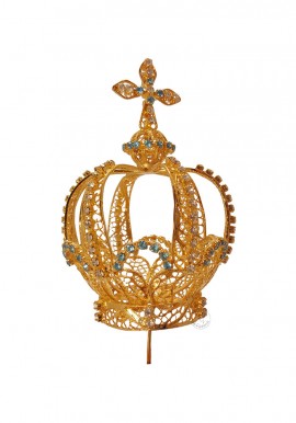 Corona para Nuestra Señora de Fátima 80cm a 90cm, Filigrana (Rica)