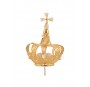 Coroa em Prata Dourada para Nossa Senhora de Fátima 40cm a 53cm, Filigrana