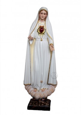 Imaculado Coração de Maria em Madeira 60cm