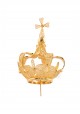 Golden Silver Crown for Our Lady of Fatima 30cm to 45cm, Filigree