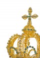 Coroa para Nossa Senhora de Fátima 80cm a 105cm, Filigrana (Rica)