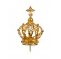 Gold-plated Metal Crown for statues 70cm to 75cm
