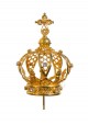 Coroa em Metal banhada a Ouro, para NSF com 70cm a 75cm