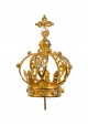 Coroa em Metal banhada a Ouro, para NSF com 70cm a 75cm