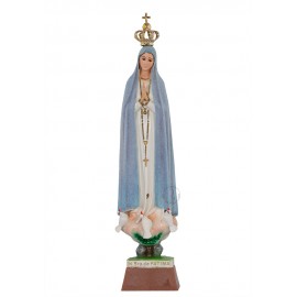 Our Lady of Fatima Pilgrim, mod. Weather w/ crystal eyes 27cm