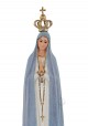 Nuestra Señora de Fátima Peregrina, mod. Tiempo c/ ojos de cristal 27cm