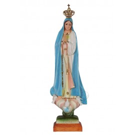 Nuestra Señora de Fátima, mod. Tiempo c/ ojos de cristal 45cm