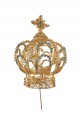 Coroa para Nossa Senhora de Fátima 120cm a 160cm, Filigrana (Rica)