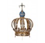Corona de Metal bañada en Oro para Nuestra Señora de Fátima Capelinha, 50cm a 60cm