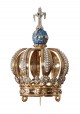 Golden plated Metal Crown for Our Lady of Fatima Capelinha, 50cm to 60cm