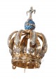 Coroa em Metal banhada a Ouro para Nossa Senhora de Fátima Capelinha, 50cm a 60cm