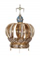 Golden plated Metal Crown for Our Lady of Fatima Capelinha, 70cm to 90cm