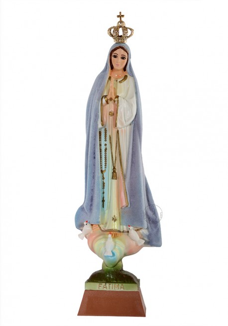 Our Lady of Fatima, mod. Weather w/ crystal eyes 35cm