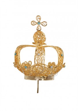 Coroa para Nossa Senhora de Fátima 60cm a 64cm, Filigrana