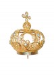 Crown for Our Lady of Fatima, 60cm to 64cm, Filigree. Blue stones.
