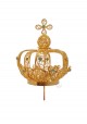 Crown for Our Lady of Fatima, 60cm to 64cm, Filigree. Blue stones.