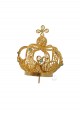 Crown for Our Lady of Fatima, 60cm to 64cm, Filigree. Blue stones.