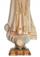 Statue of Our Lady of Fatima, Patinated w/ Crystal Eyes 103cm