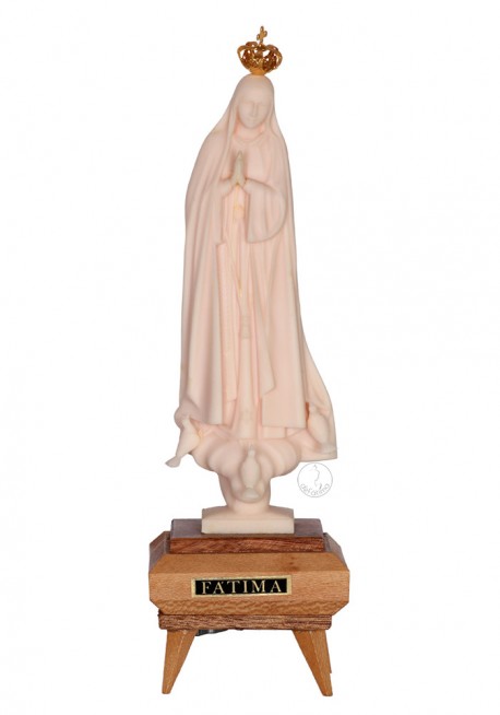 Our Lady of Fatima, Ivory Imitation with Music.