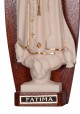 Nossa Senhora de Fátima, Imitação de Marfim c/ Galão em Espaldar
