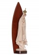 Nossa Senhora de Fátima, Imitação de Marfim c/ Galão em Espaldar