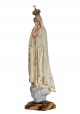 Nossa Senhora de Fátima Capelinha, Pintura a Óleo e Ouro Fino 53cm