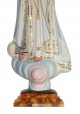 Nossa Senhora de Fátima, Pintura a Óleo e Ouro Fino 73cm