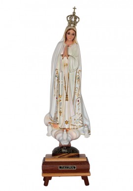 Our Lady of Fatima, Classic w/ Crystal Eyes and Music