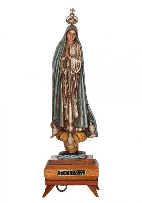 Nossa Senhora de Fátima, Granitada com Música 27cm
