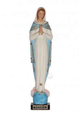 Nuestra Señora de Fátima, estilizada y coloreada