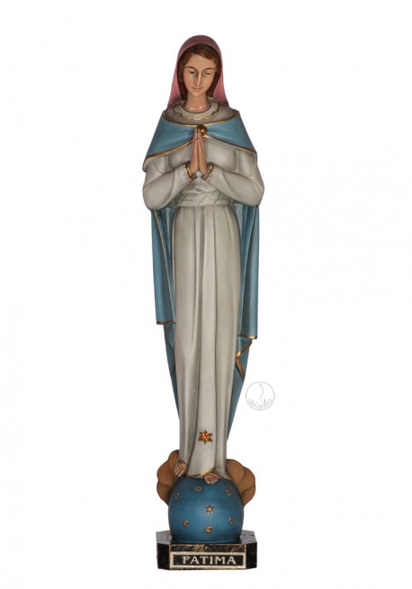 Nossa Senhora de Fátima, Estilizada e Colorida (Cinza)