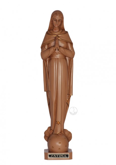 Nossa Senhora de Fátima, Estilizada e Colorida (Sépia)